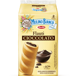 Mulino Bianco snacks Flauti with chocolate - Flauti al Cioccolato - 8 Pz - 280 g