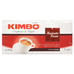 Caffè Kimbo - Freschly Ground- 4 x 250 gr - Dark roast - Uk