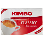 Caffè Kimbo - Freschly Ground- 3 x 250 g - Dark roast - UK