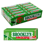 Chewing Gum - Gomme da Masticare - Brooklyn Chlorophyll - Clorofilla - 1 Pack with 9 chewing gum each