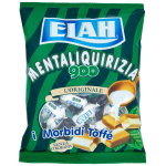 Elah Candies -  Caramelle Elah - Minth and Licorice - Mentaliqurizia - Tofee Mou - Pack 180 g