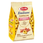 Emiliane Barilla - Tortellini with raw ham - Tortellini Con Prosciutto Crudo - 250 g